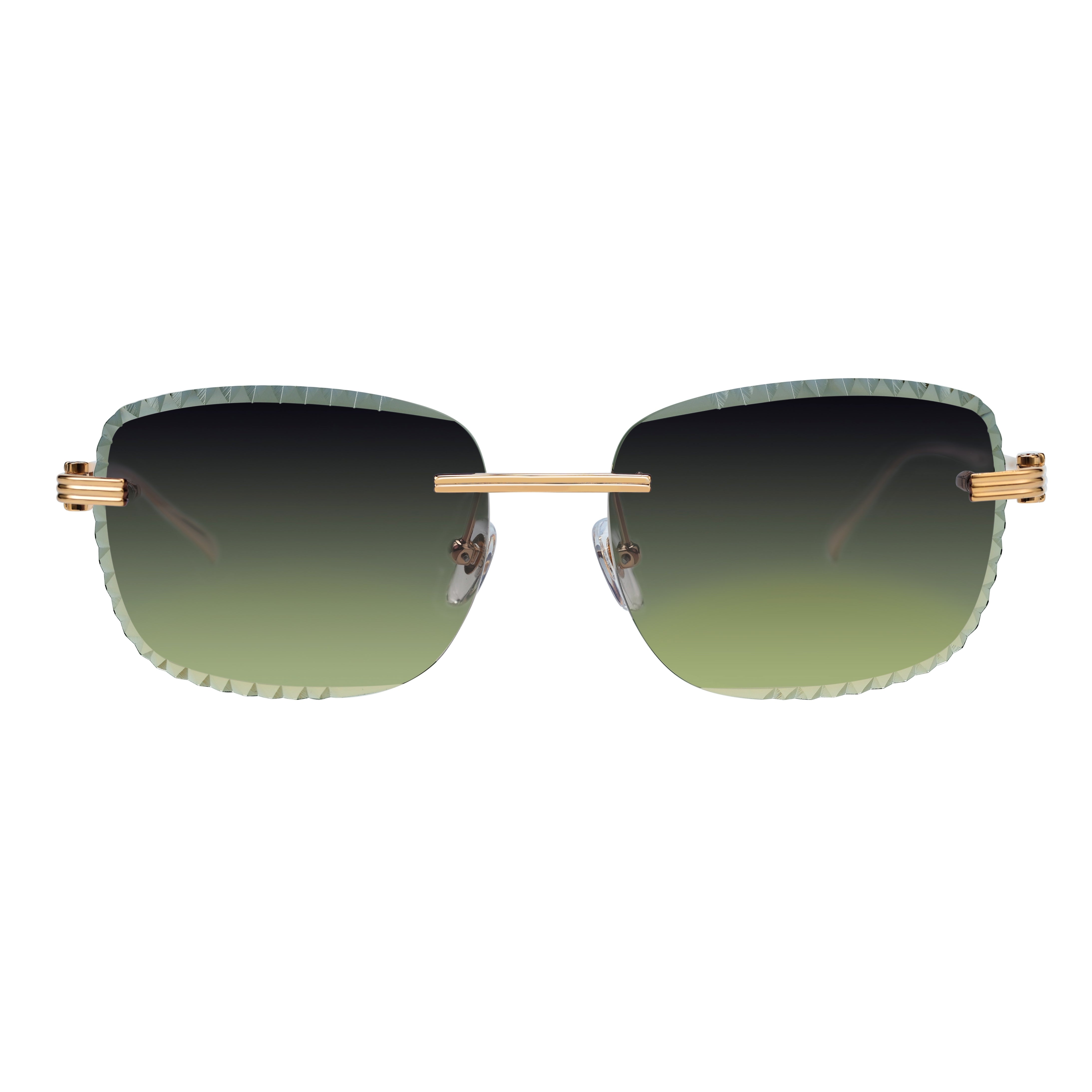 Men's Eyewear Premium Diamond Cut Green