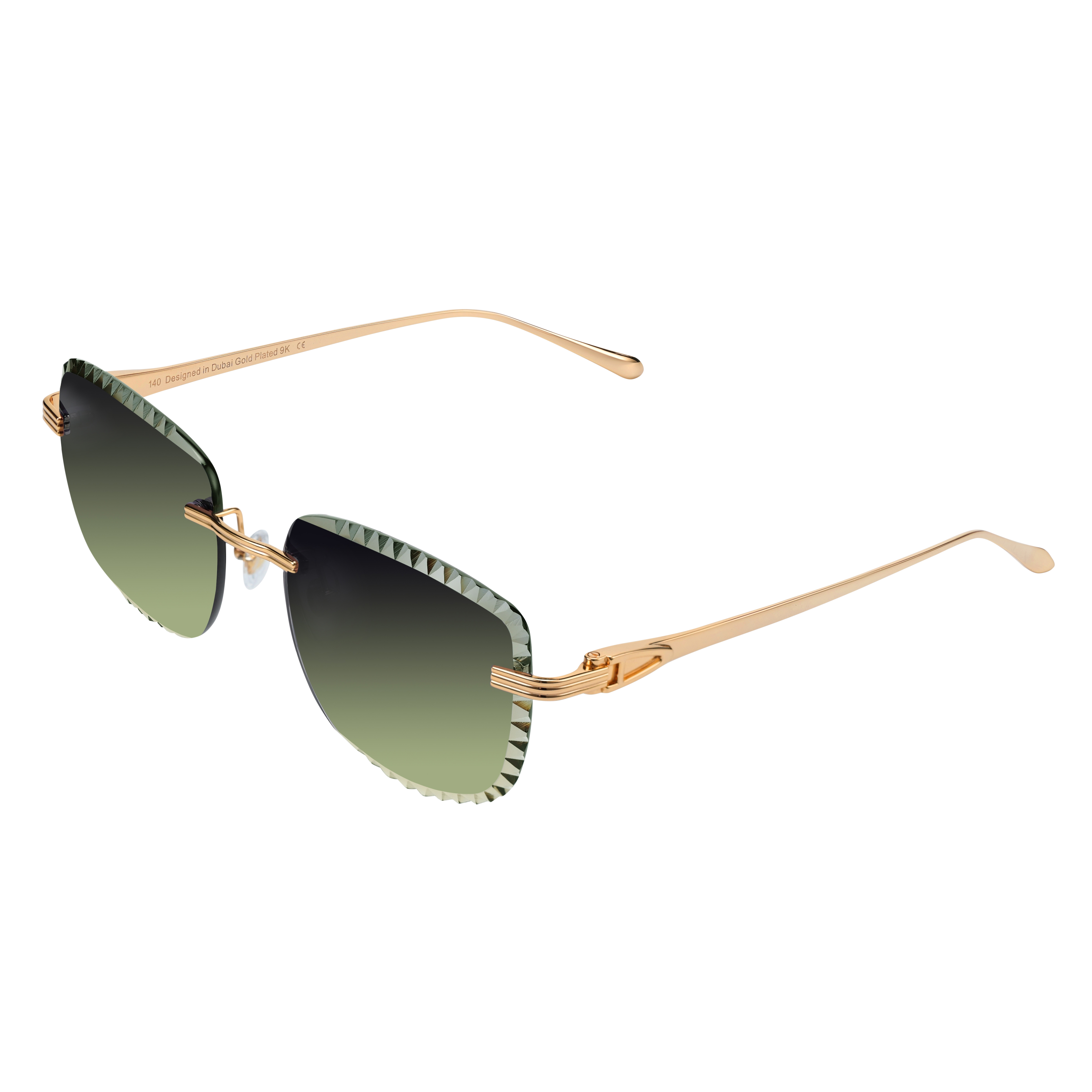 Women's Eyewear Premium Diamond Cut Green