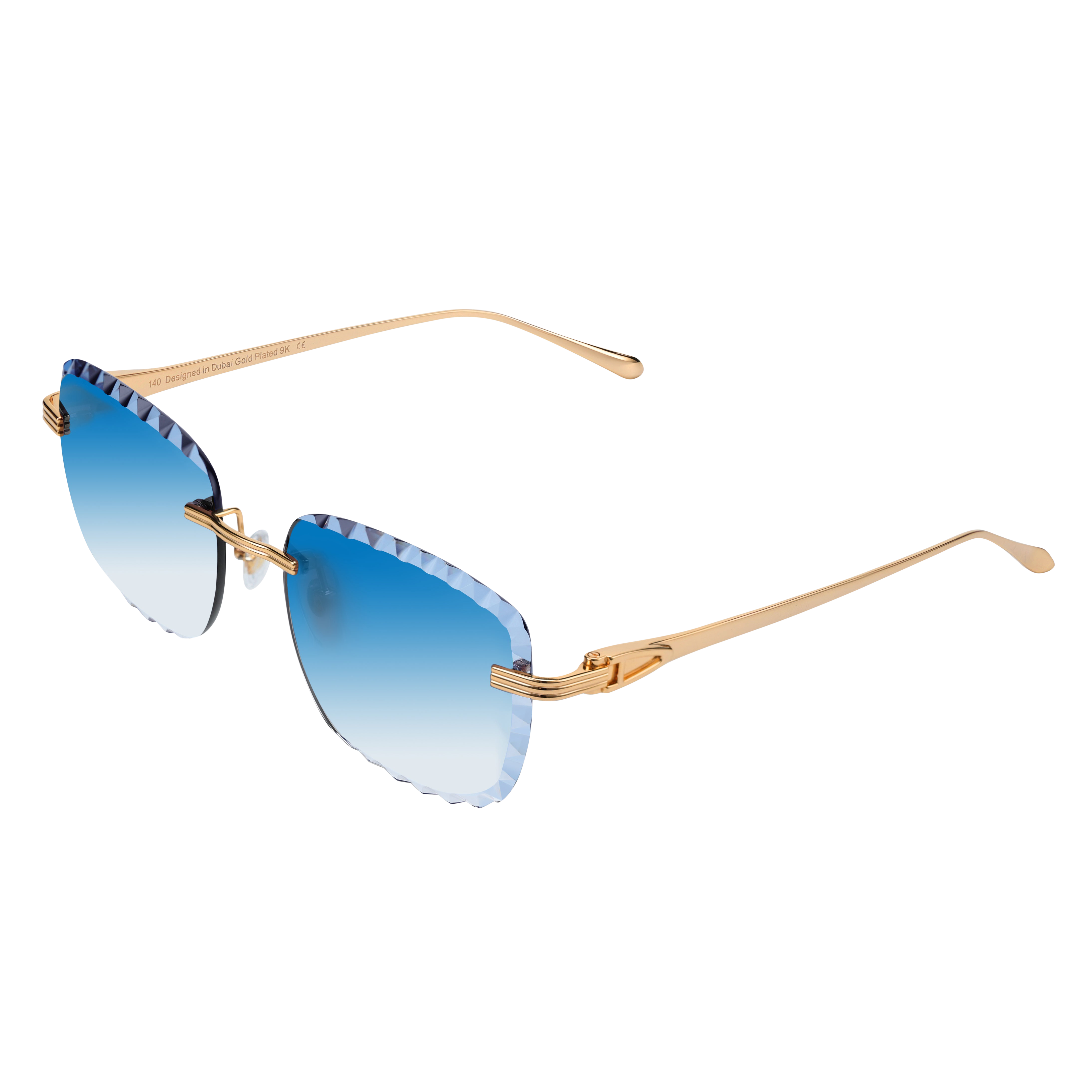 Women's Eyewear Premium Diamond Cut Light Blue